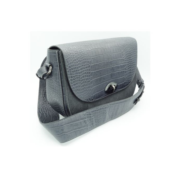 NWOT Vittoria Napoli Crossbody - Gray - Picture 1 of 6